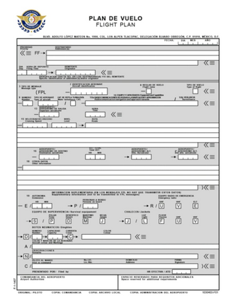 compare product Plan de Vuelo AFAC