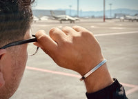Pulsera piloto aviador grabada